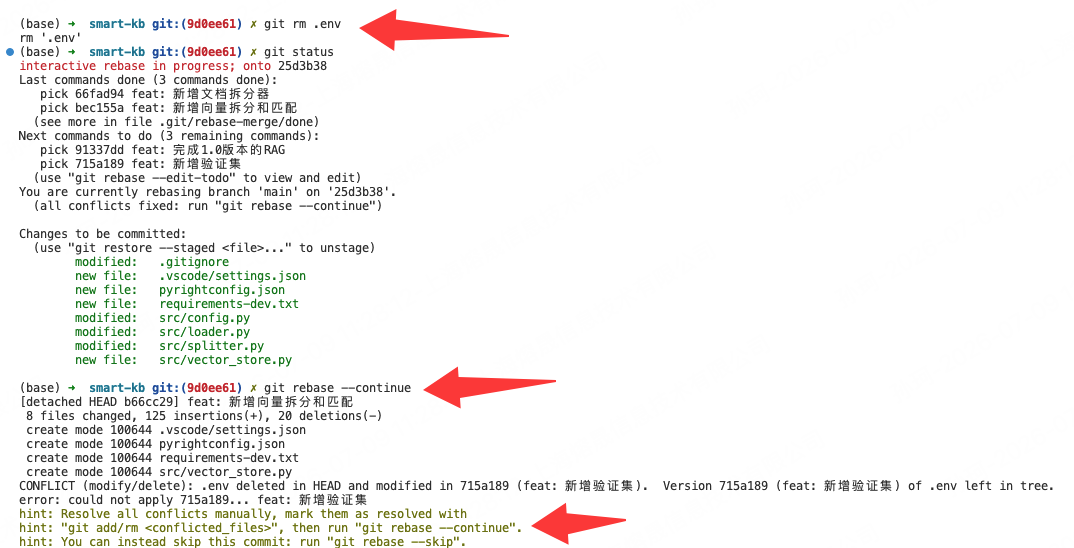 git rebase example