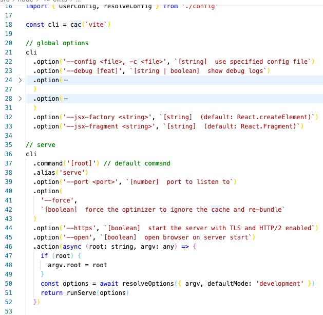 cli.ts source